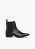 Bottines en cuir, bonprix