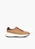 Sneakers chunky avec détails sherpa, bonprix
