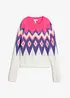 Fair-Isle-Grobstrick-Pullover, bonprix
