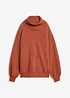 Rollkragenpullover mit Pufferärmeln, bonprix
