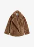 Oversize Teddy-Jacke, bonprix