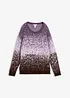 Pull en fil duveteux, bonprix