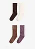 Kuschelsocken (4er Pack), bonprix