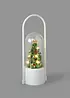 Objet déco LED sapin de Noël sous dôme en verre, bonprix