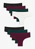 Brazilslip mit Bio-Baumwolle (7er Pack), bonprix