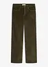 Pantalon évasé en velours côtelé, bonprix