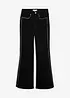 Flared-Jeans High Waist mit Nietenbesatz, bonprix
