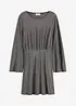Jerseykleid mit Glitzereffekt und Strasssteinchen, bonprix