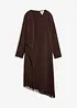 Asymmetrisches Midikleid mit Fransen, bonprix