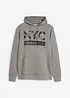 Sweat à capuche 100% coton, bonprix
