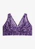 Minimizer Bralette mit zweifarbiger Spitze, bonprix