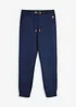 Pantalon de jogging en sweat épais avec détails PU, bonprix