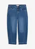 Jean barrel taille mi-haute, cropped, bonprix