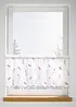 Brise-bise texturé avec broderies, bonprix