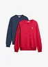 Lot de 2 sweat-shirts, bonprix