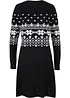 Feinstrickkleid aus Baumwoll-Mix, bonprix
