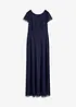 Maxikleid aus zartem Tüll mit Perlenstickerei, bonprix