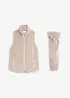 3-in-1 weiche Umstands-und Trageweste aus Teddyfleece, bonprix