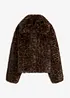 Kurze Fellimitat-Jacke, bonprix