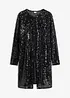 Long gilet à sequins, bonprix