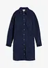 Robe chemise en velours de coton côtelé extensible, bonprix