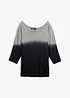 T-shirt oversize à dégradé de couleur, bonprix