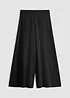 Pantalon large et fluide avec taille confortable, bonprix