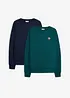 Lot de 2 sweat-shirts, bonprix