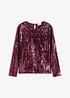 Pailletten-Langarmshirt, bonprix