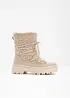 Boots fourrées à lacets, bonprix