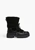 Boots fourrées à lacets, bonprix
