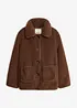 Veste en sherpa avec poches plaquées, bonprix