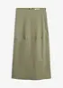 Jupe en twill avec poches, bonprix