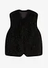 Gilet sans manches en peluche avec poches, bonprix
