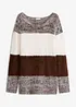 Grobstrick Pullover im Colorblocking-Design, bonprix