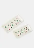 Servierplatten mit weihnachtlichem Motiv (2-tlg. Set), bonprix