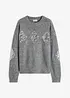 Pullover mit Pailletten-Applikation, bonprix