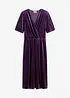 Midikleid aus softem Samt, bonprix