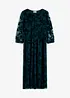 Midikleid mit Flockprint, bonprix