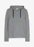 Sweat-shirt à capuche douillet en maille côtelée, Regular Fit, bonprix
