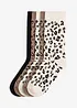 Thermo Socken mit Innenfrottee und druckfreiem Bündchen (5er Pack), bonprix