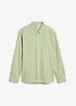 Chemise manches longues en lin mélangé rafraîchissant, coupe moderne, bonprix