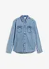 Chemise en jean 100% coton, bonprix