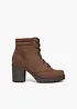 Schnürboots mit Blockabsatz, bonprix