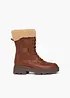 Boots fourrées à lacets, bonprix