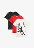T-Shirt mit Bio-Baumwolle (3er Pack), bonprix