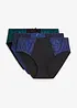 Lot de 3 slips maxi microfibre et dentelle, bonprix