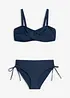 Balconette-Bikini aus glänzendem Material (2-tlg.Set), bonprix