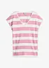 T-shirt rayé en maille, bonprix
