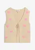 Gilet sans manches en maille, bonprix